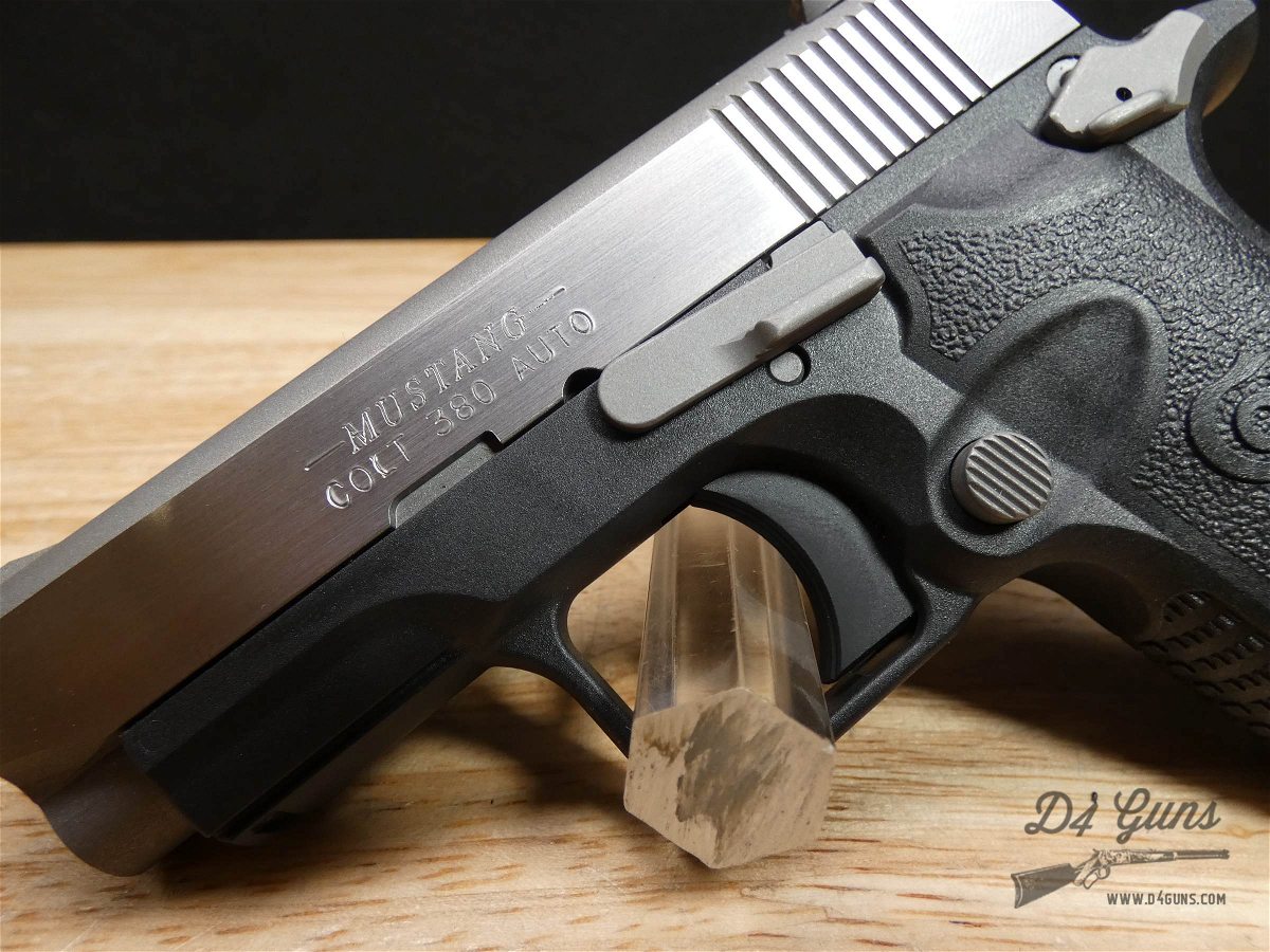 Colt Mustang XSP - .380 ACP - Mini 1911 - W/ Mag & Box - 2-TONE Stainless-img-5