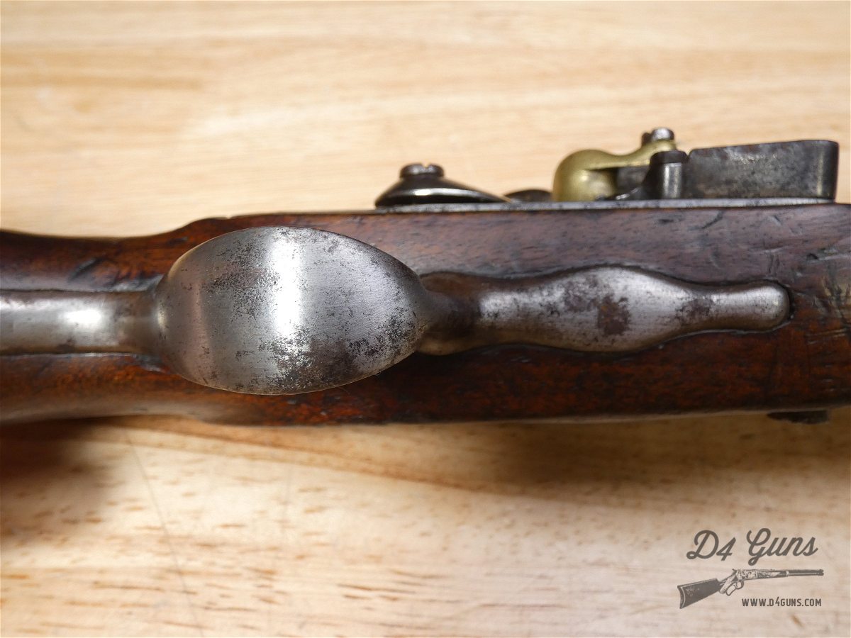 French Maubeuge Flintlock Pistol - Early 19th - Napoleonic Wars - .62 Cal-img-10