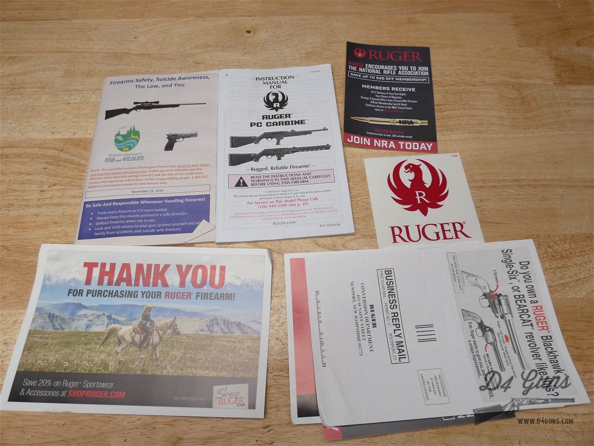 Ruger PC Carbine Takedown - 9mm -  w/ Mag + More - MFG 2021 - PCC - PC9-img-46