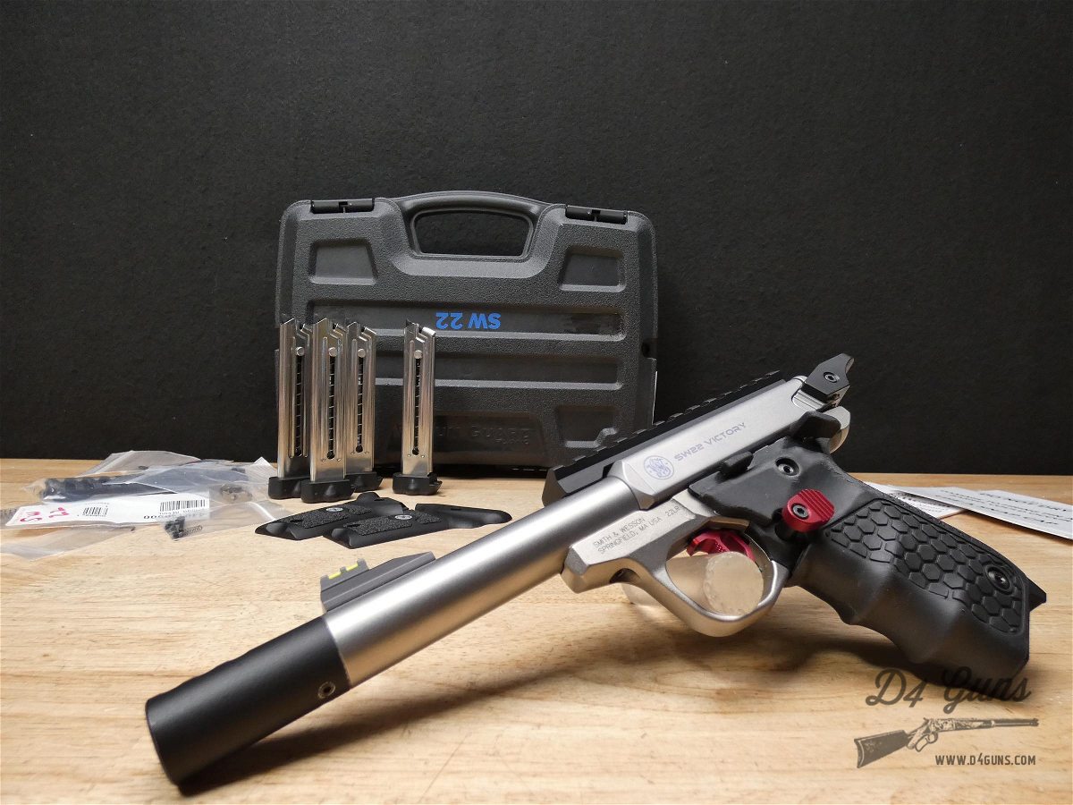 Smith & Wesson SW22 Victory - .22 LR - S&W - 4 Mags & Tandemkross Upgrades-img-34