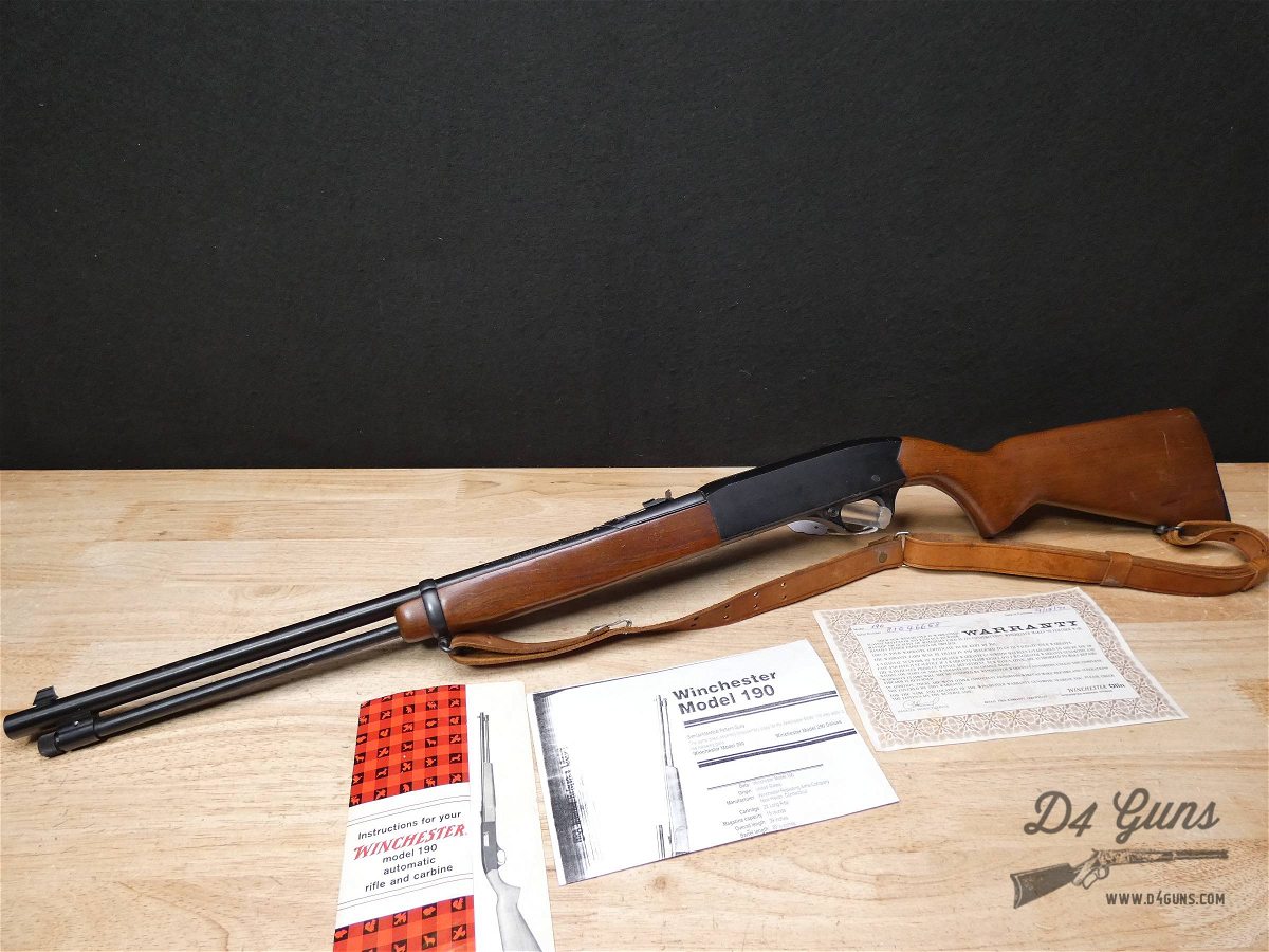 Winchester 190 - .22 L/LR - Tube Magazine - Classic Plinker - Long Rifle-img-1