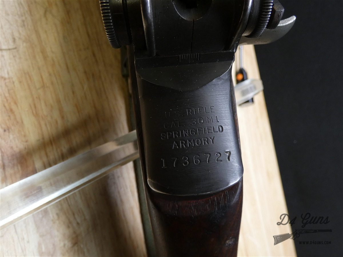Springfield M1 Garand w/ EXTRAS - .30-06 SPRG - Mfg 1943 - WWII Champion!-img-44