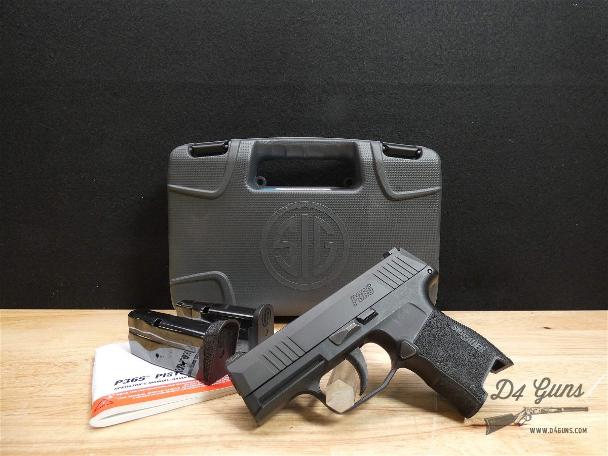 Sig Sauer P365 - 9mm - w/ OG Case - 2 Mags - Conceal Carry - CCW - 365-img-1