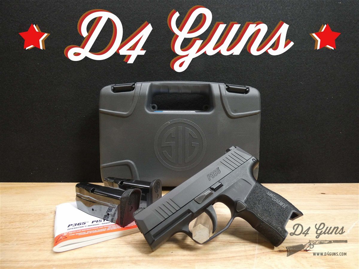 Sig Sauer P365 - 9mm - w/ OG Case - 2 Mags - Conceal Carry - CCW - 365-img-0