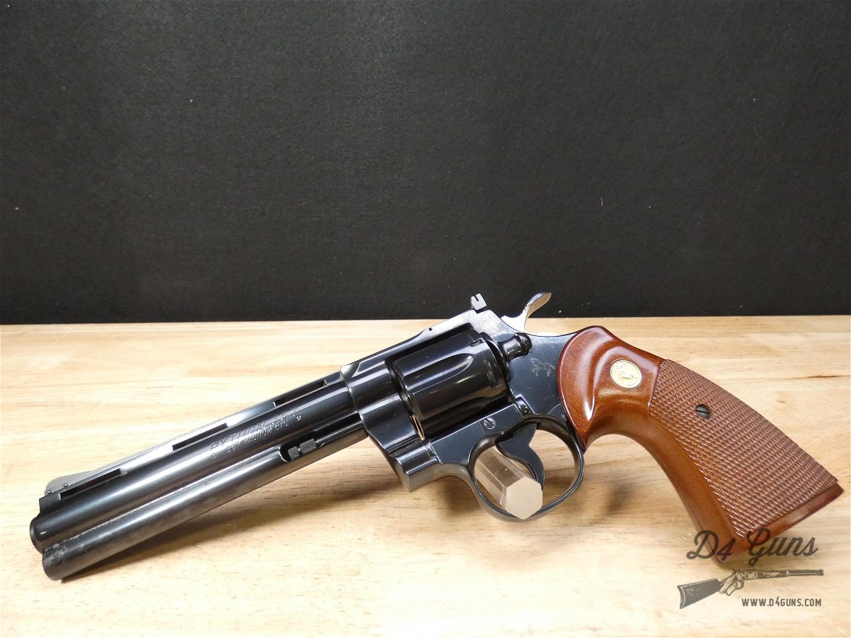 Colt Python - .357 Mag - Mfg 1977 - Low Serial! - Snake Gun - 6 IN BBL-img-1