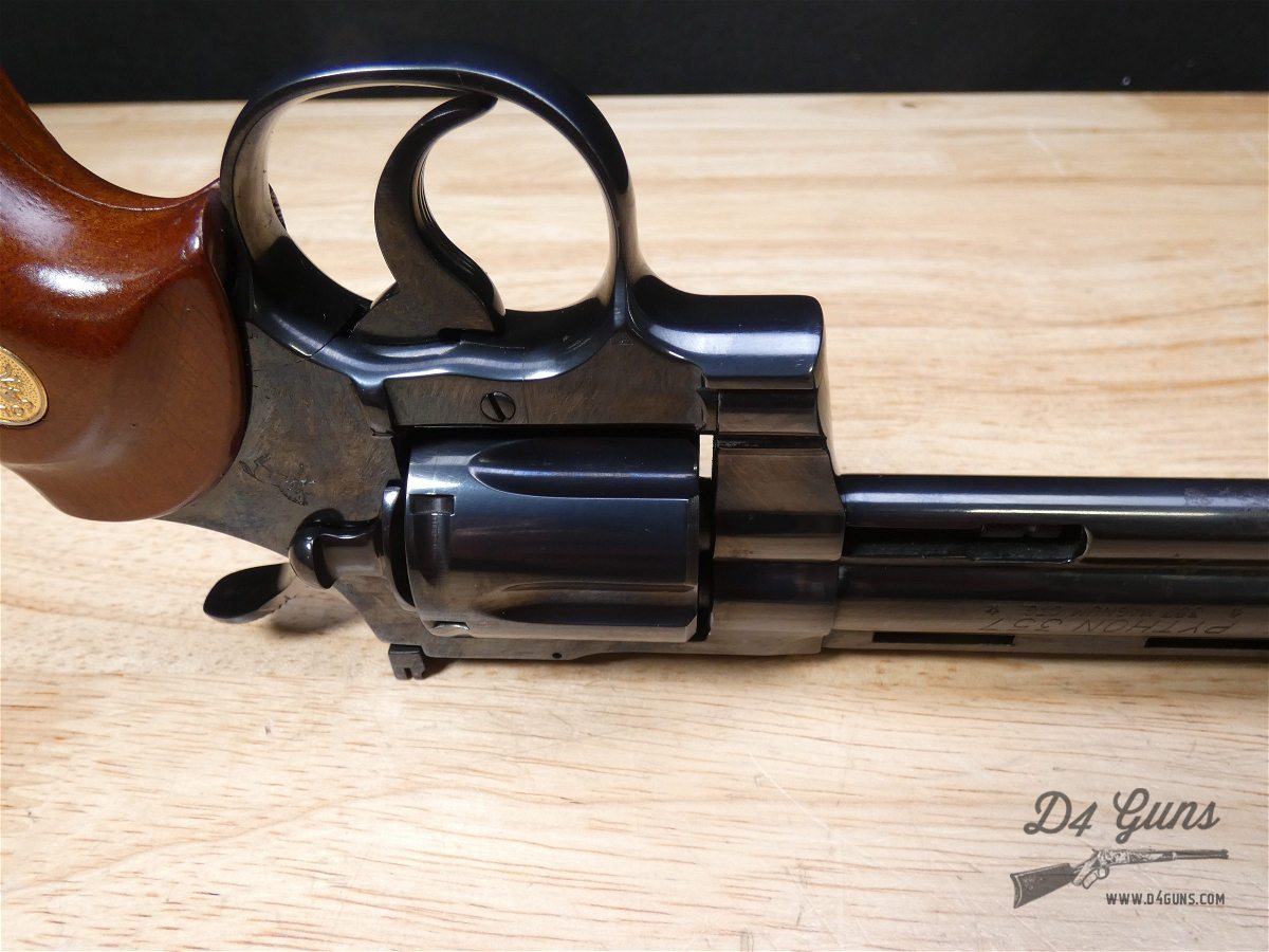 Colt Python - .357 Mag - Mfg 1977 - Low Serial! - Snake Gun - 6 IN BBL-img-10