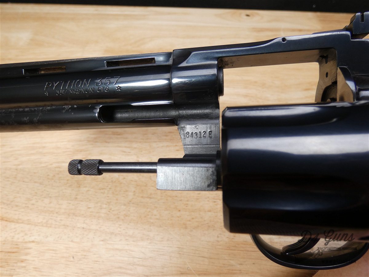 Colt Python - .357 Mag - Mfg 1977 - Low Serial! - Snake Gun - 6 IN BBL-img-19