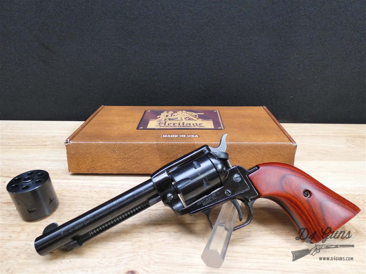 Heritage Rough Rider Convertible - .22 LR & .22 Mag - 2 Cylinders - WMR -img-1