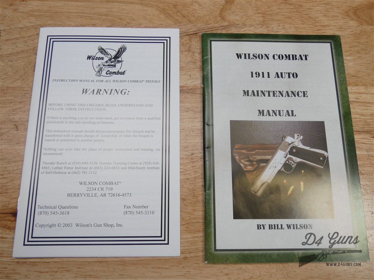 Wilson Combat Protector II 1911 - .45 ACP - OG Case & More - MFG 2016-img-32