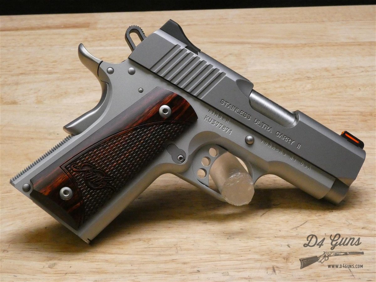Kimber Stainless Ultra Carry II  - .45 ACP - CCW - Rosewood - Match - 1911-img-7