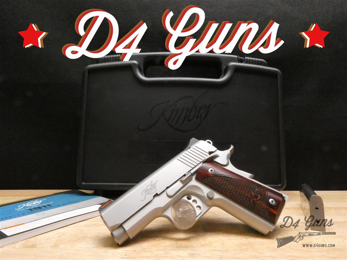 Kimber Stainless Ultra Carry II  - .45 ACP - CCW - Rosewood - Match - 1911-img-0
