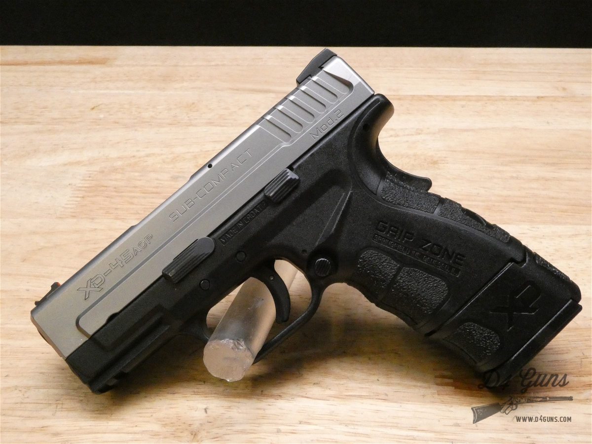 Springfield XD-45 Sub Compact Mod. 2 - .45 ACP - Two-Tone Stainless XD 45-img-2
