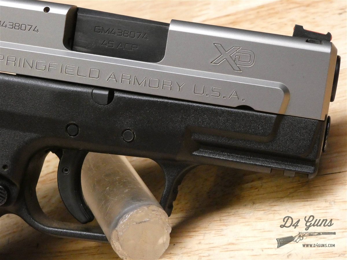 Springfield XD-45 Sub Compact Mod. 2 - .45 ACP - Two-Tone Stainless XD 45-img-9