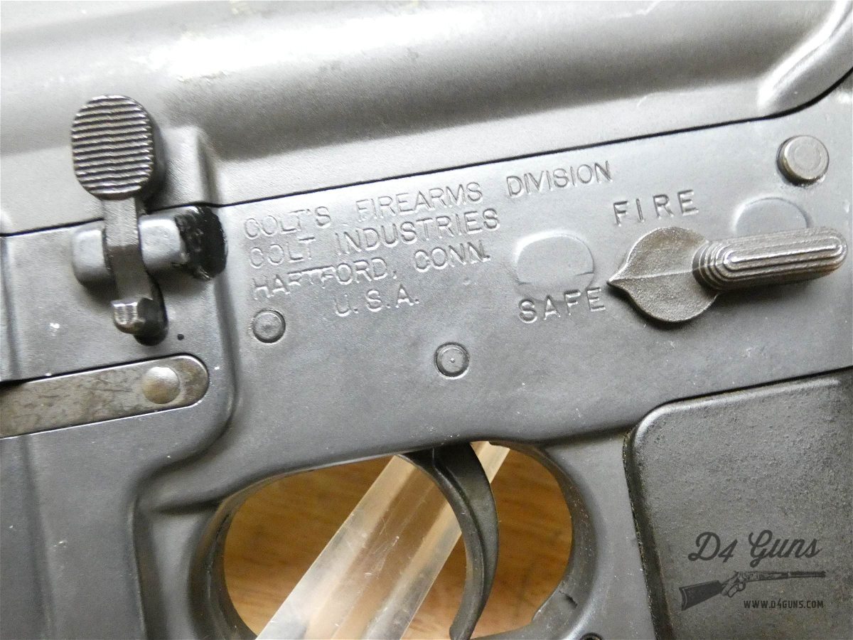  Colt AR-15 SP1 Pre-Ban - .223 Rem - 1972 - w/ M7 Bayonet & Mag - XLNT - C-img-48