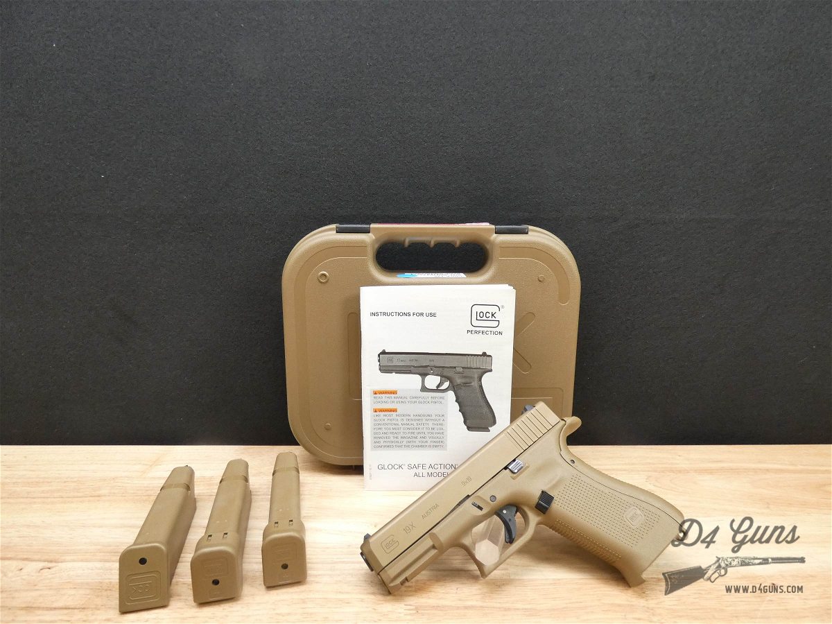 Glock 19X - 9mm - Austria - CCW - Coyote - w/ OG Case + More-img-1