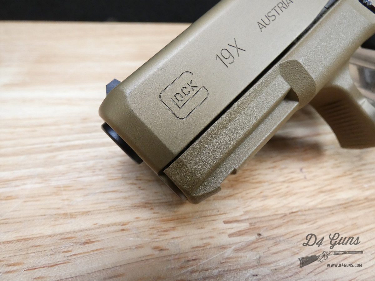 Glock 19X - 9mm - Austria - CCW - Coyote - w/ OG Case + More-img-4
