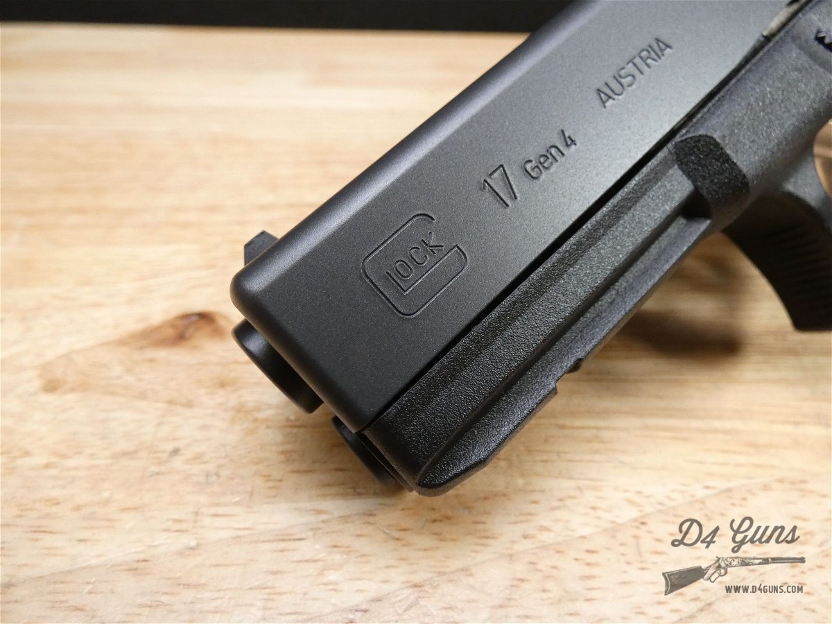 Glock 17 Gen4 - 9mm - G17 - w/ Case + More - Popular Carry Pistol-img-4