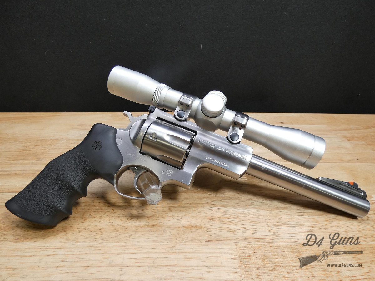 Ruger Super Redhawk - .44 Mag - MFG. 1988 - Stainless 44 - w/ Scope !-img-22