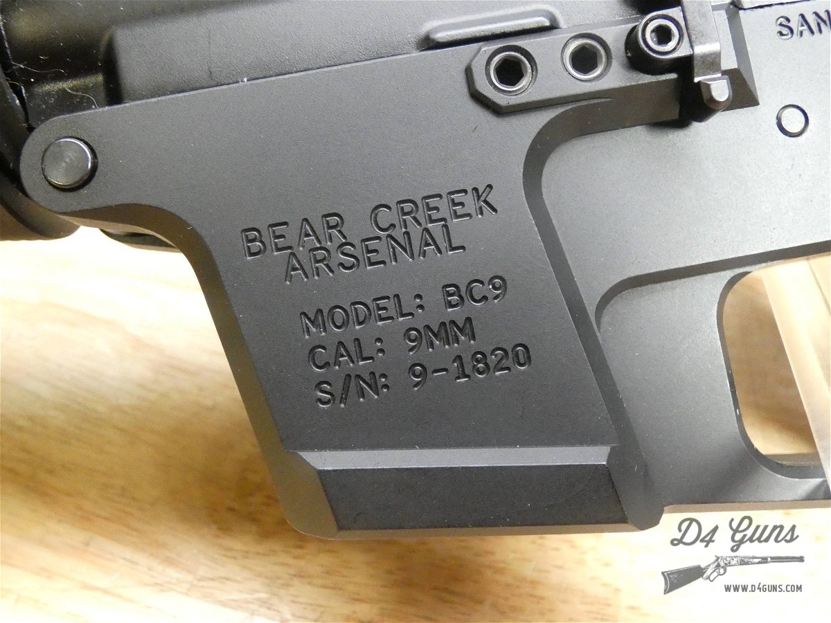 Bear Creek Arsenal BC9 - 9MM - BC 9 - AR9 - w/ Mags - PCC - LOOK !-img-42