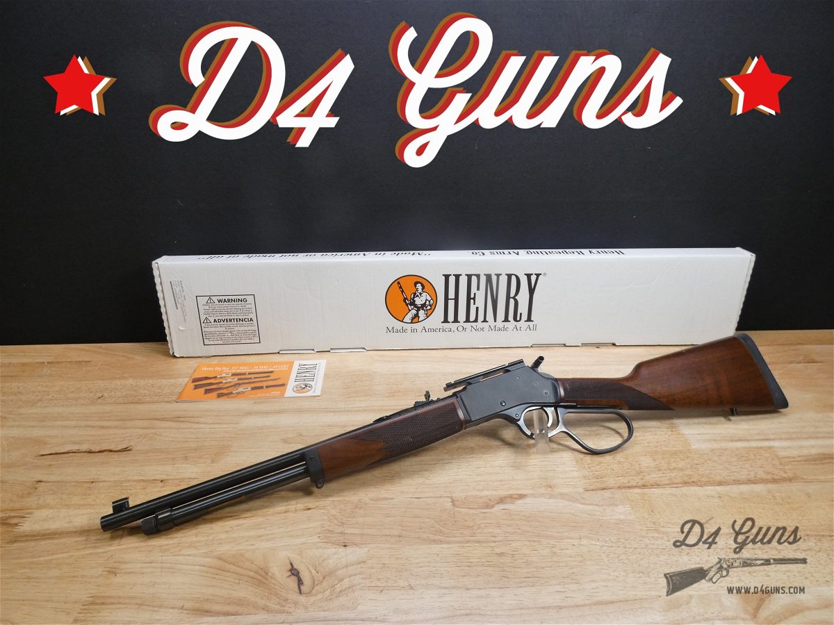 Henry Big Boy Steel Carbine H012MR - .357 Mag/.38 SPL - w/ Rail - XLNT! -img-0