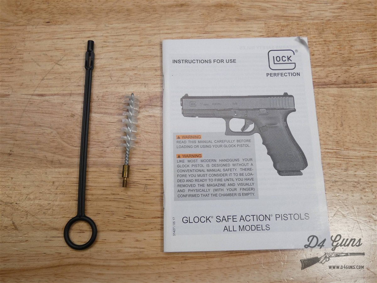 Glock 34 Gen 4 MOS - 9mm - w/  Mags + Case - G34 - MOS - Optic Ready LOOK !-img-28