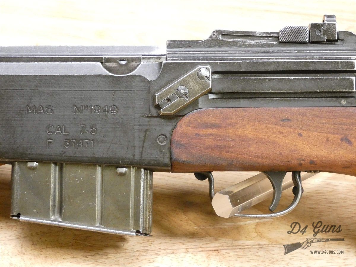 MAS MLE 1949 Semi Auto Rifle - 7.5x54 French - Battle Rifle w/ Bayonet! - C-img-6