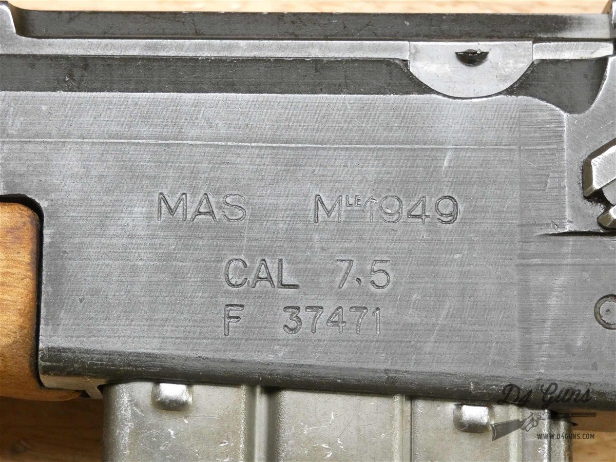 MAS MLE 1949 Semi Auto Rifle - 7.5x54 French - Battle Rifle w/ Bayonet! - C-img-35
