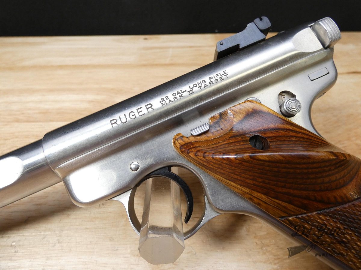 Ruger Mark II Competition Target Stainless - .22 LR - MFG 1993 - w/ 2 Mags -img-4