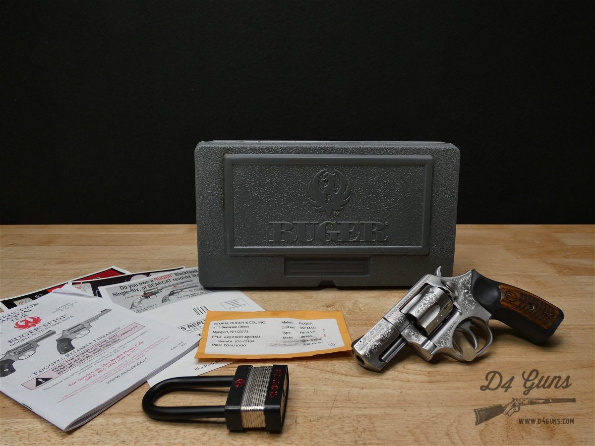 Ruger SP101 Deluxe TALO Exclusive Engraved - .357 Mag - OG Case & More - C-img-1
