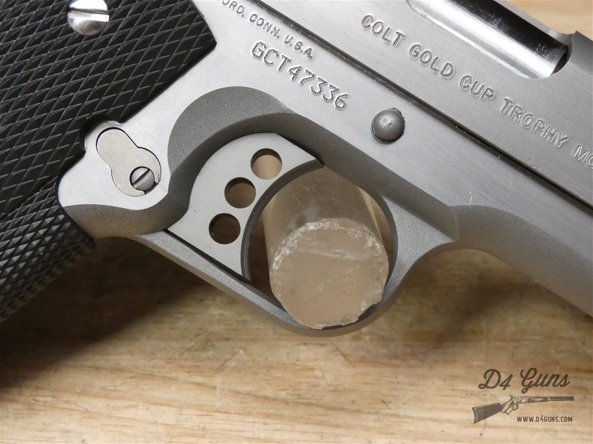 Colt Gold Cup Trophy 1911 - .45 ACP - Stainless - w/ OG Case + More!-img-14