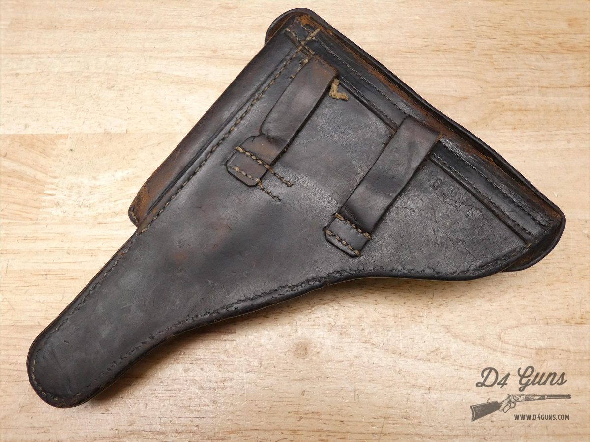 Erfurt Luger 1917 Military WWI - 9mm - w/ Holster + Letter - All Matching! -img-36