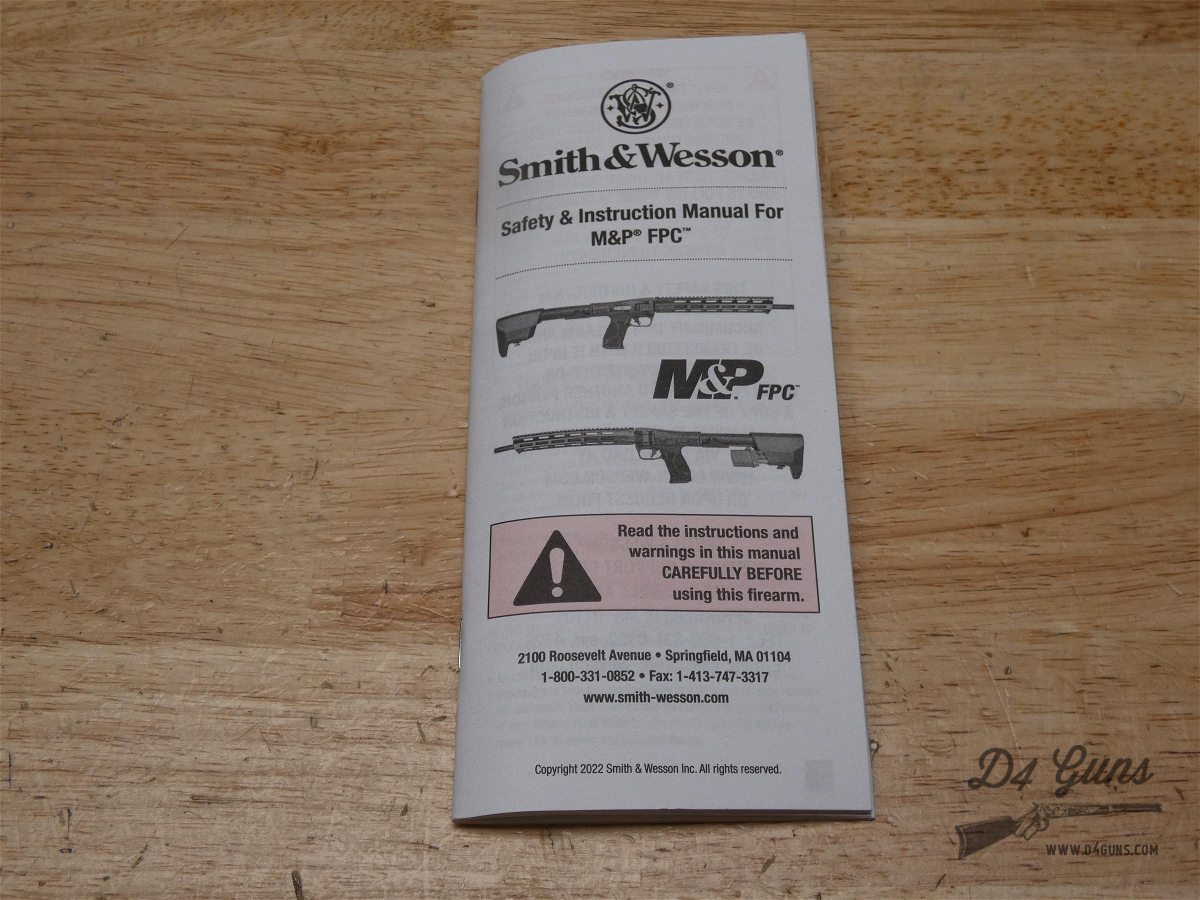 Smith & Wesson M&P FPC - 9mm - S&W - w/ OG Case - Folding Pistol Carbine-img-53