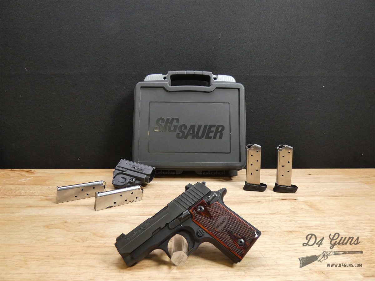 Sig Sauer P238 - .380 ACP - Holster & 4 Mags - CCW - Micro - Extras! - EDC-img-1