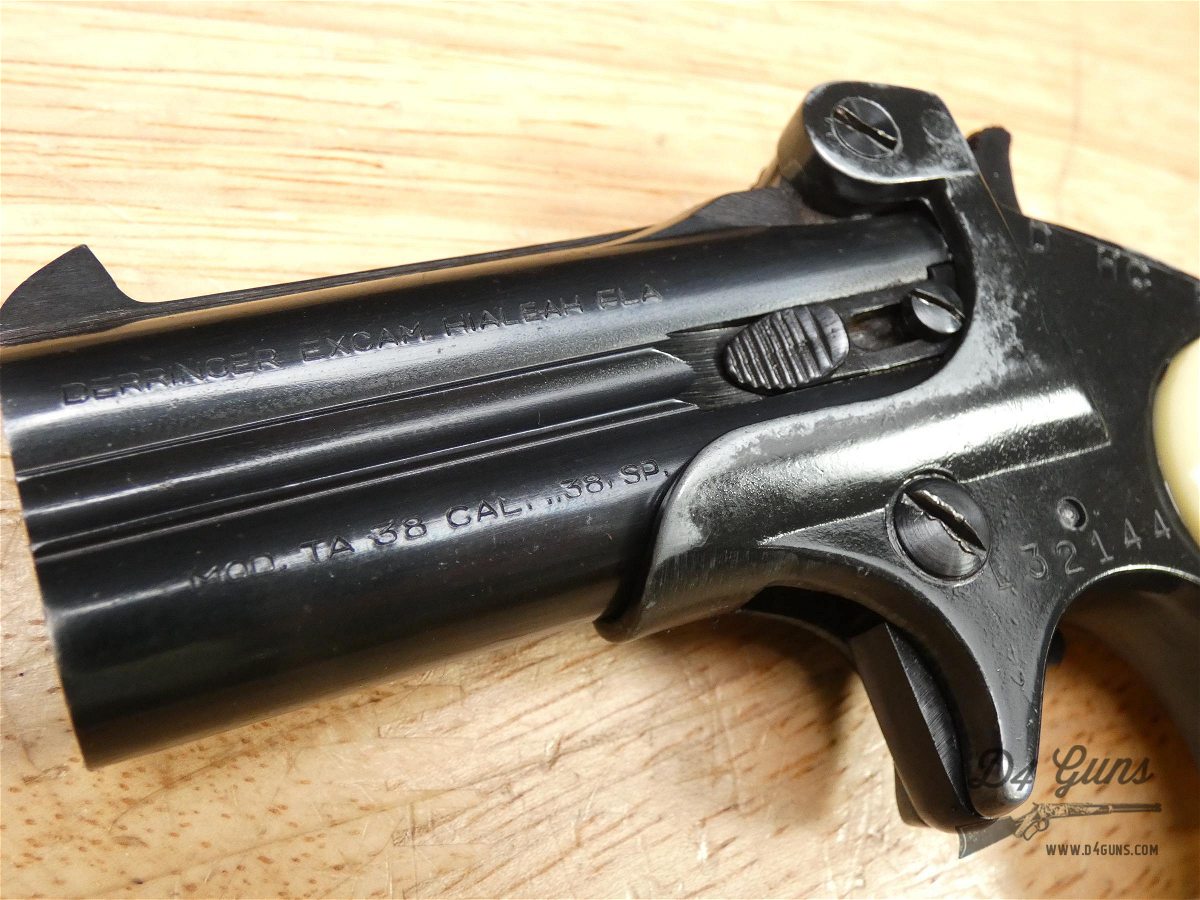 EXCAM Derringer TA 38 - .38 SPL - Over-Under Single-Action Pocket Pistol-img-4