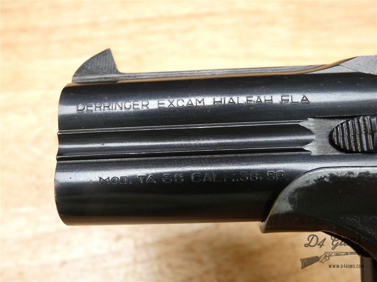 EXCAM Derringer TA 38 - .38 SPL - Over-Under Single-Action Pocket Pistol-img-24