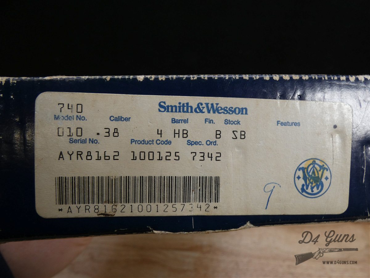 Smith & Wesson 10-8 - .38 SPL - S&W Model 10 - Blued - Pre-Lock - Bull BBL-img-35