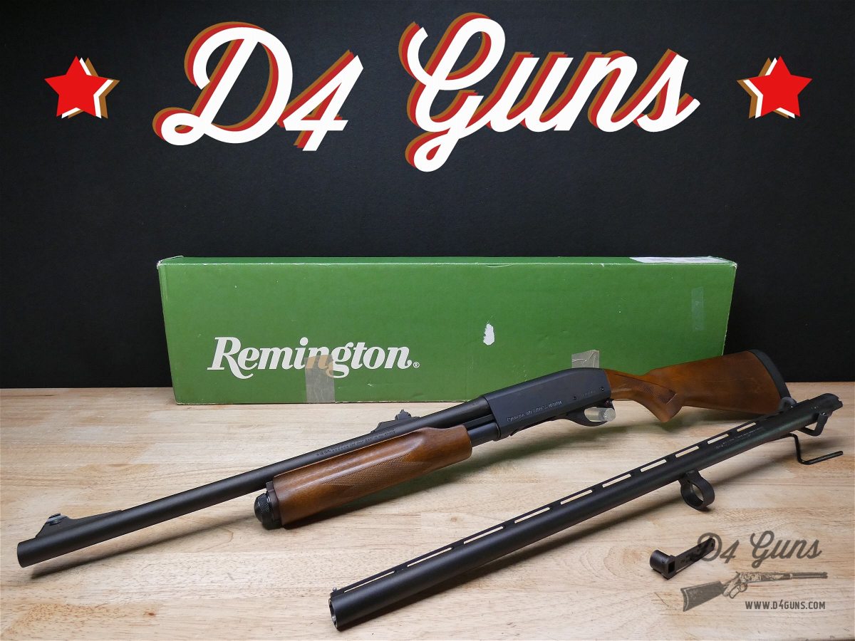 Remington 870 Express Magnum 2 Barrel Combo Set - 12 Gauge - Field & Slug-img-0