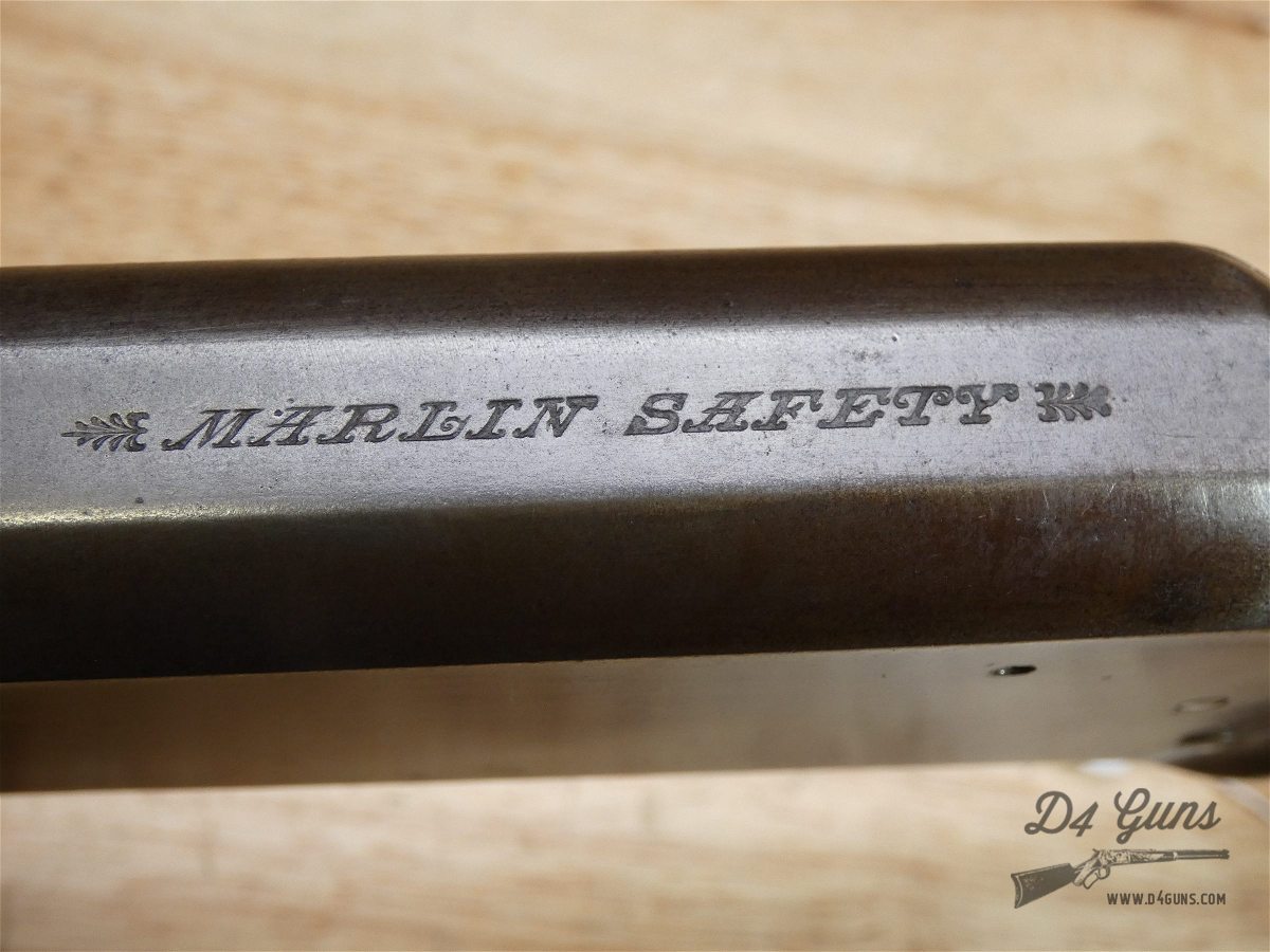 Marlin Model 1893 Safety - .32-W - MFG 1894 - Octagonal - Nice!-img-39
