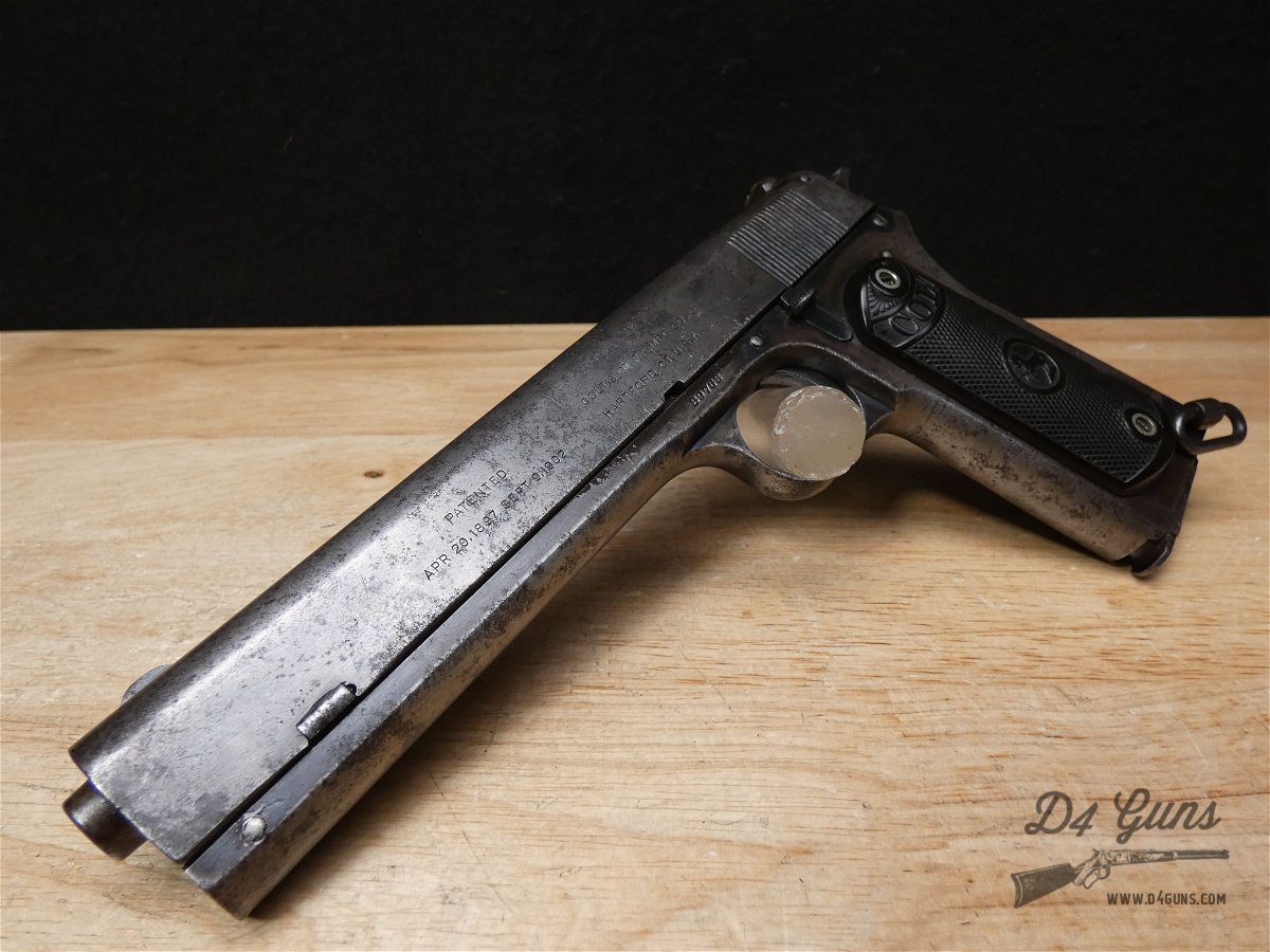 Colt Model 1902 Military - .38 ACP - Mag - MFG 1909 - Smooth Action - RARE-img-2