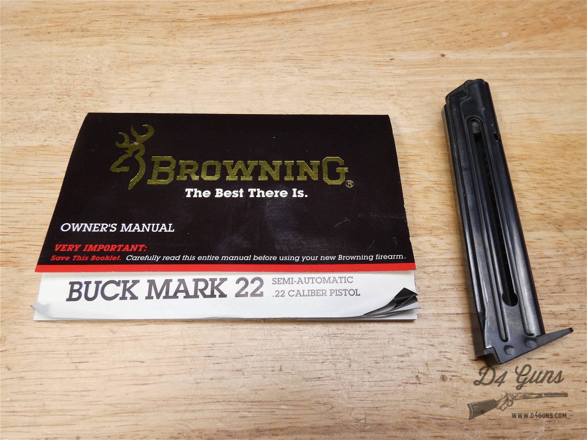 Browning Buckmark - .22 LR - w/ Mag & OG Case - Buck Mark - Mfg. 1992-img-21