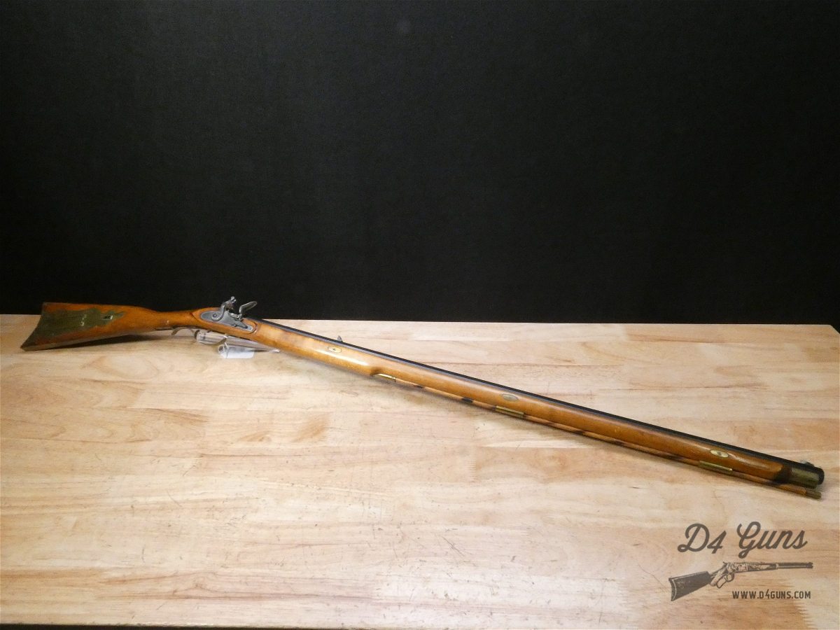 Kentucky Style Flintlock Rifle - .50 Cal - Oak Stock - Brass - Blackpowder-img-43