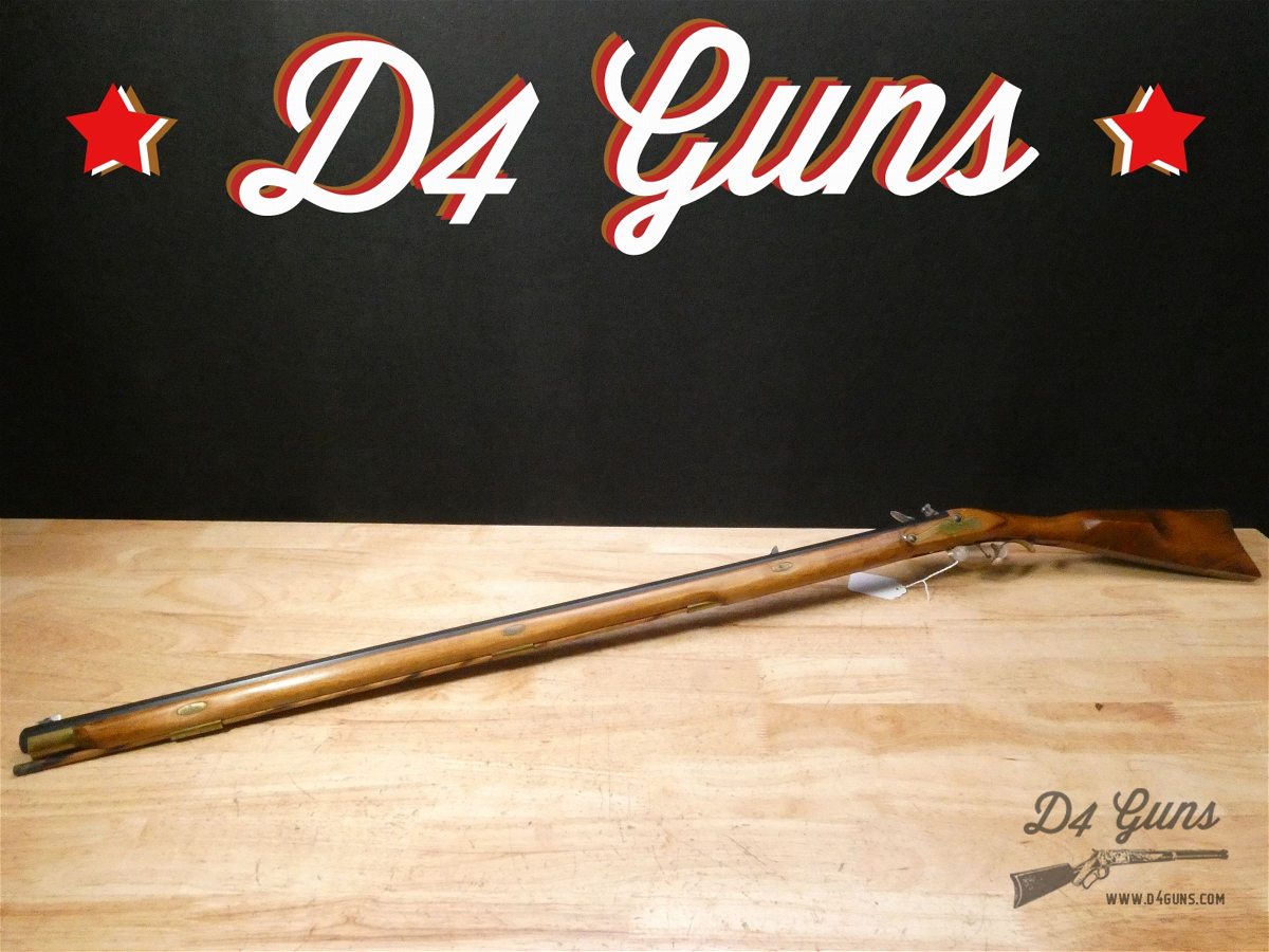 Kentucky Style Flintlock Rifle - .50 Cal - Oak Stock - Brass - Blackpowder-img-0