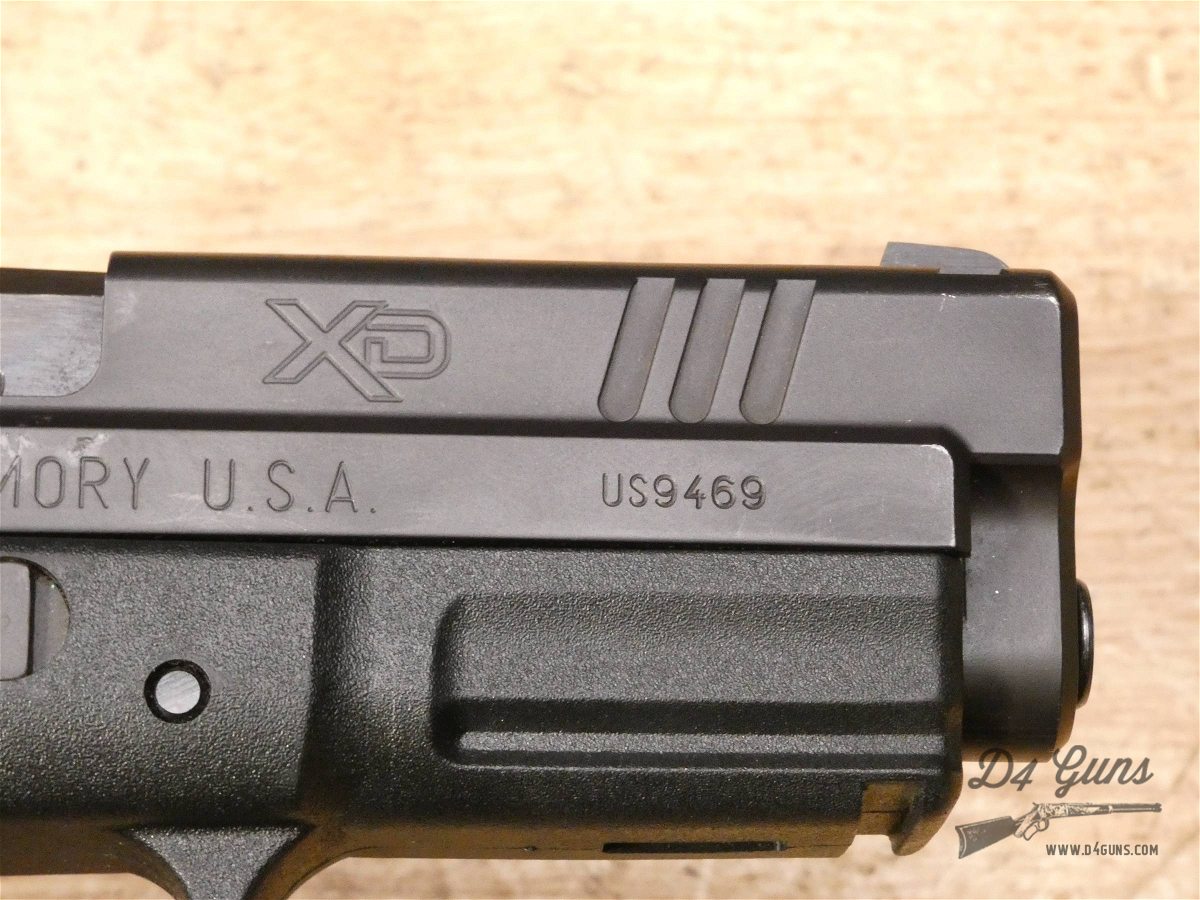 Springfield XD-9 - 9mm - CCW - XD - SAO - XD9 - Home Defense - w/ 3 Mags-img-30