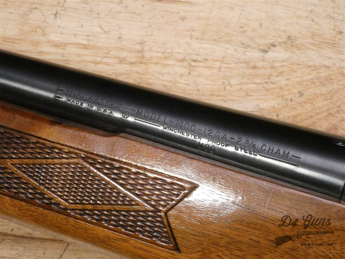 Winchester 1400 - 12ga - 2.75in Shells - Fixed MOD - Classic Semi Auto-img-43