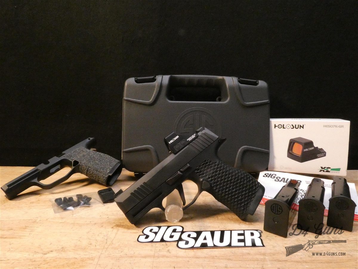Sig Sauer P365X - 9mm - Holosun X2  - P365 - 2023 - CCW - 3 Mags - Extras!-img-1