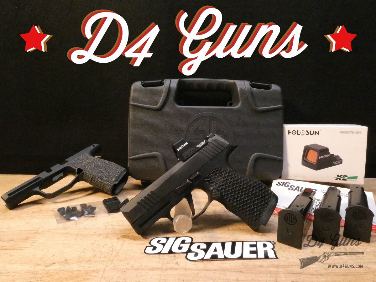 Sig Sauer P365X - 9mm - Holosun X2  - P365 - 2023 - CCW - 3 Mags - Extras!-img-0
