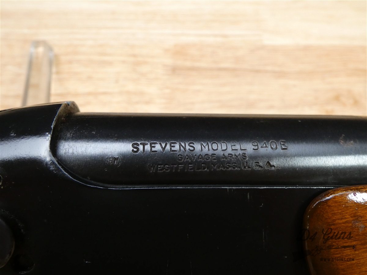 Stevens Model 940E - 12 Gauge - 3in Chamber - FULL Choke - Savage 940-img-36
