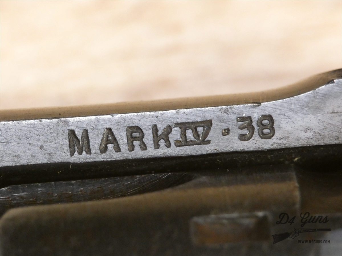 Webley Mark IV-38 - .38 S&W - Mk 4 - War Finish - Top Break - WWII-img-21