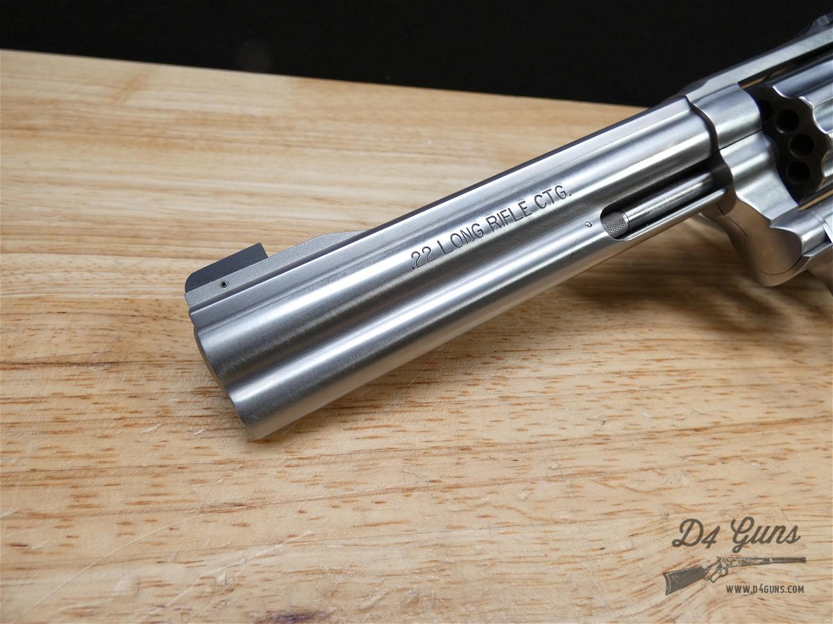 Smith & Wesson 617-6 - .22 LR - w/ OG Case - S&W 617 Stainless - LOOK!-img-4