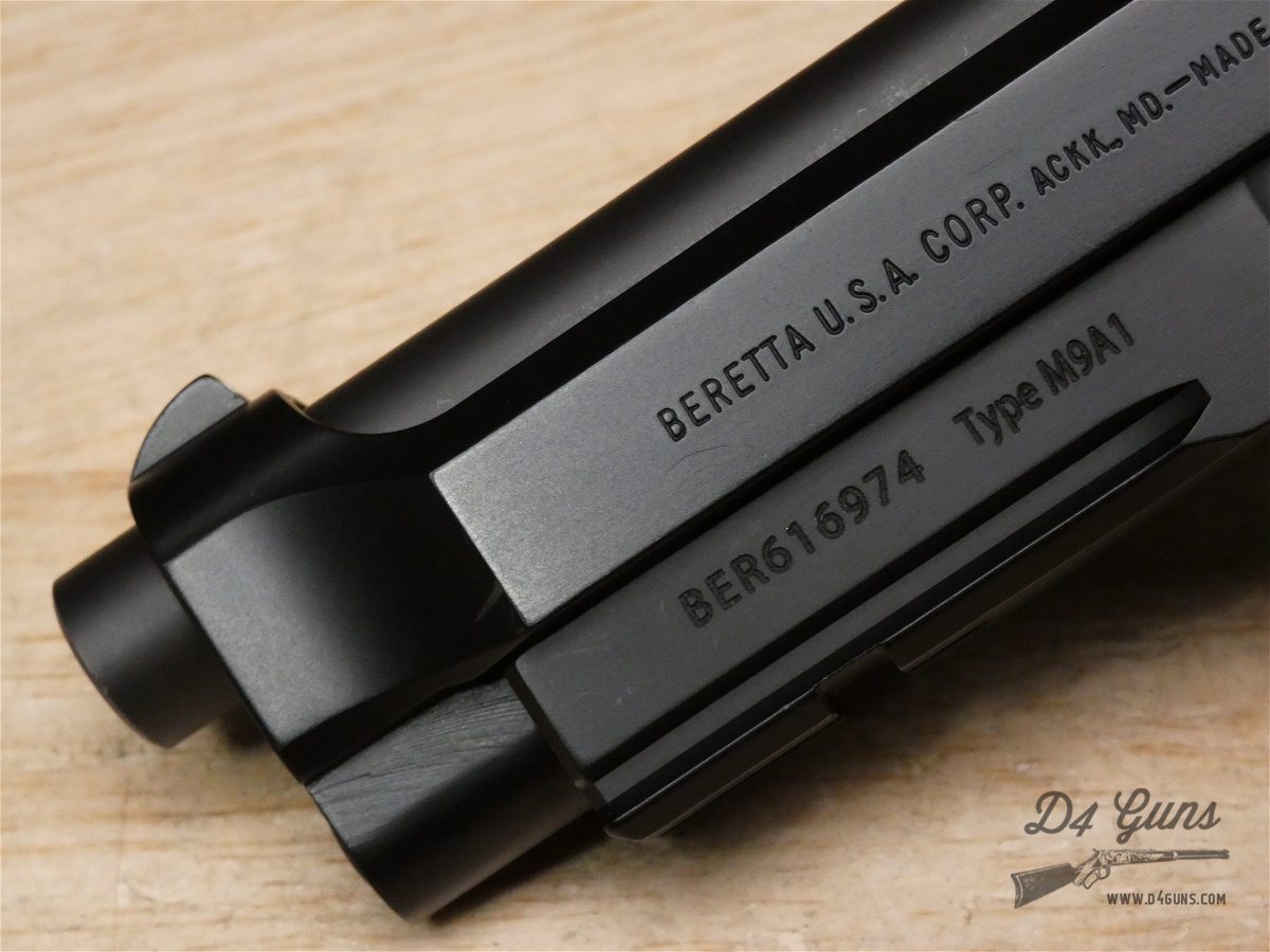 Beretta 92FS - M9A1 - 9mm - 92FS M9 - w/ OG Case + 7 Mags - Look!-img-3